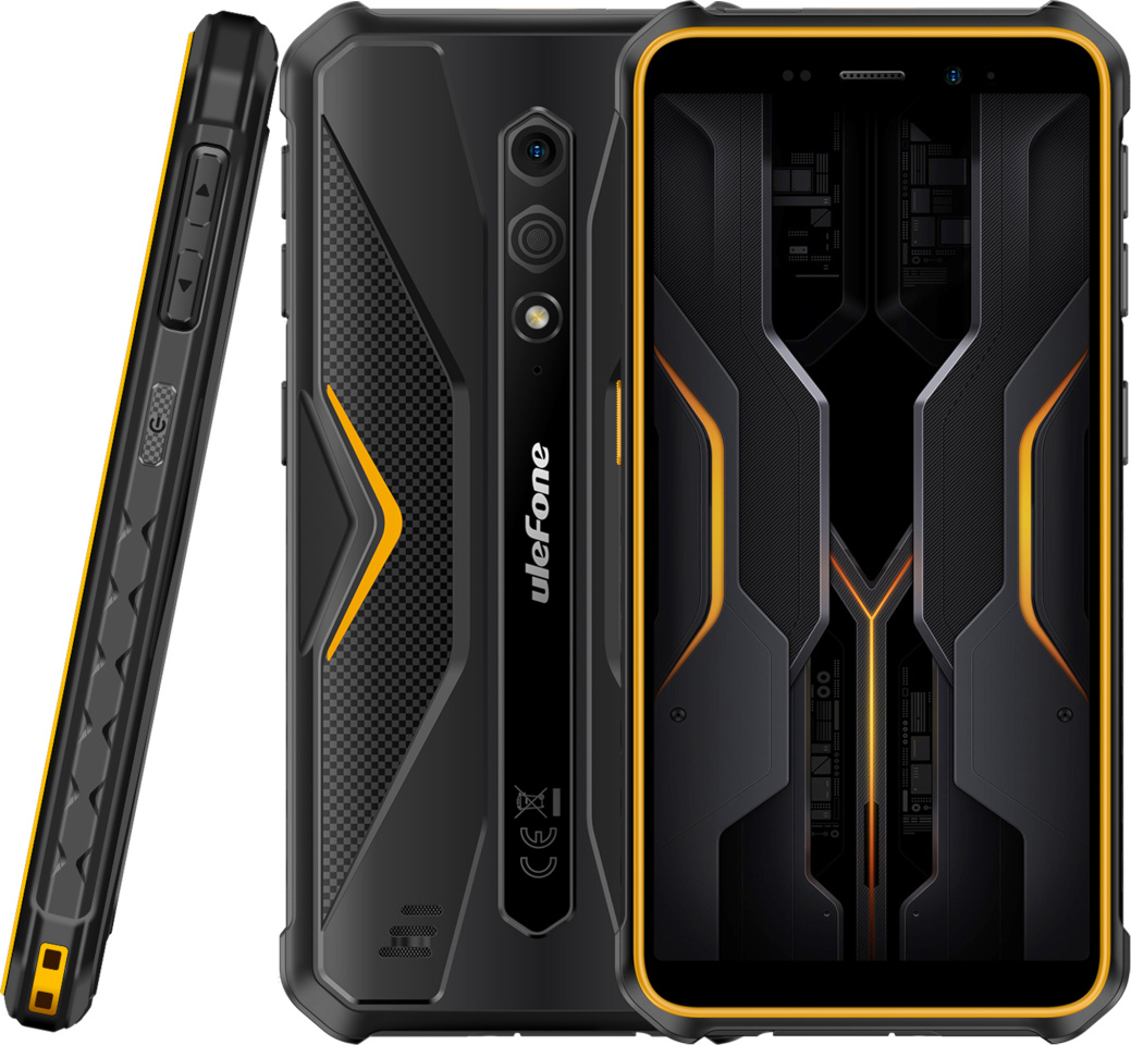 Ulefone mobiiltelefon Armor X12 Pro, 64/4GB, must/oranž