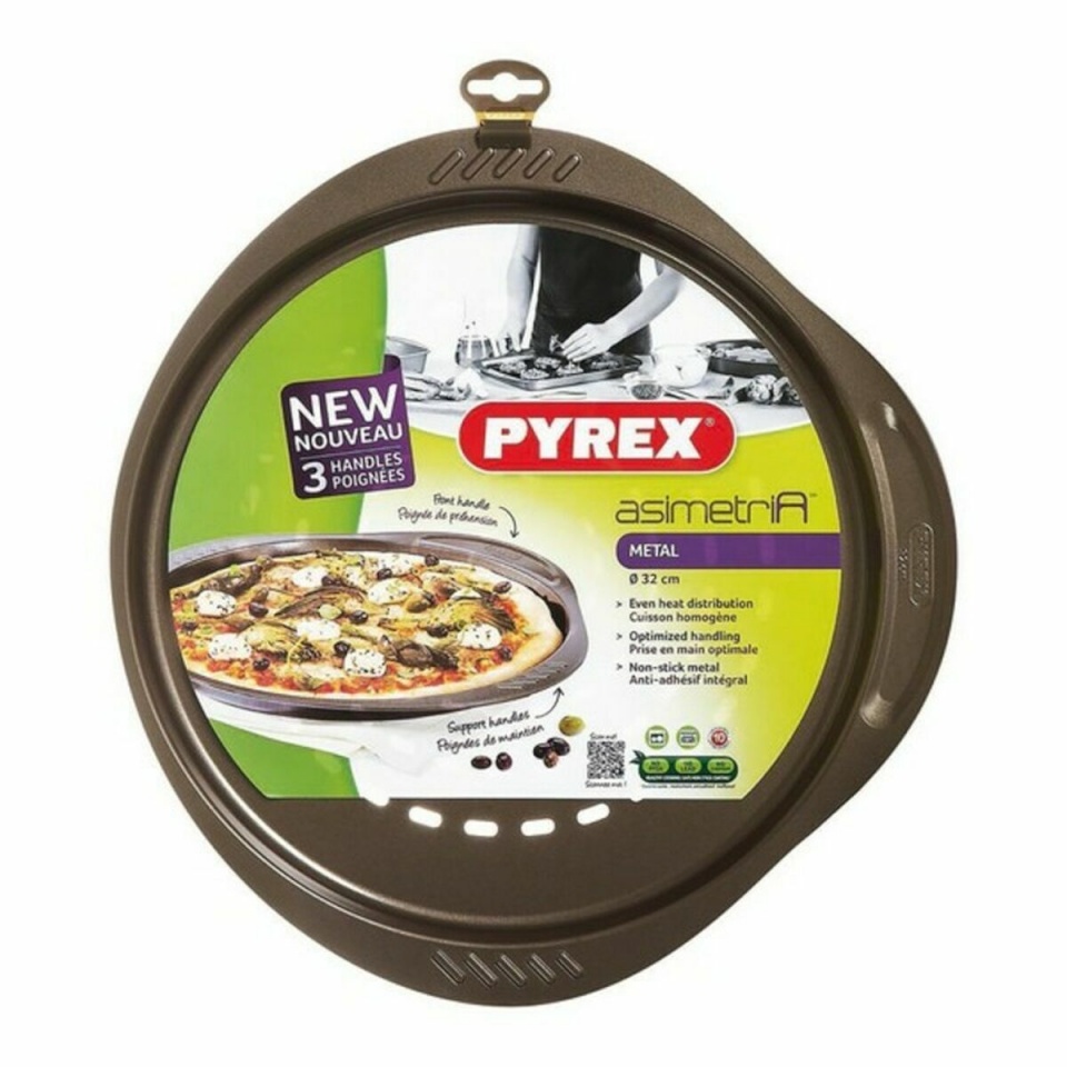 Pyrex Pitsavorm pruun must Metall