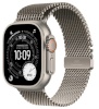 Apple Watch Ultra 3 GPS + Cellular 49mm Natural Titanium Case with Natural Titanium Milanese Loop, Small