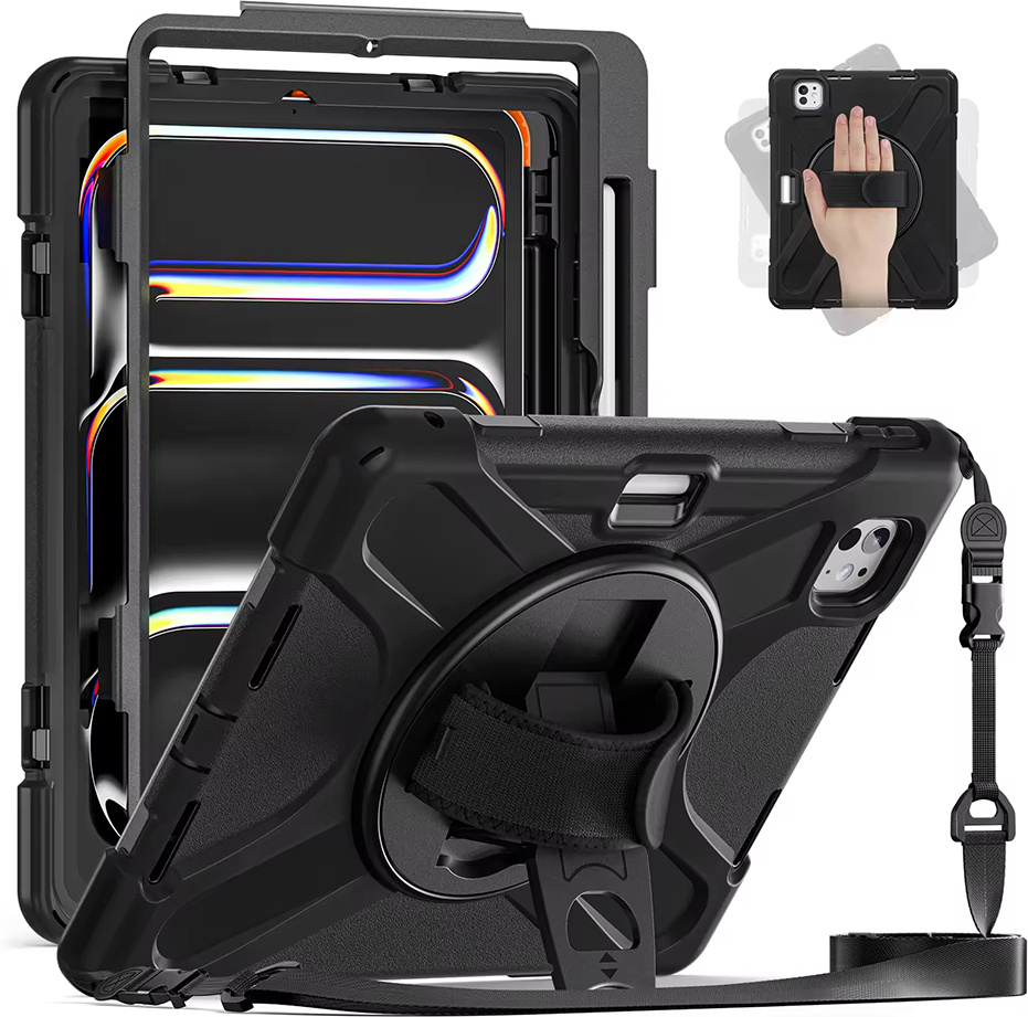 Insmat Ruggered Armor kaitseümbris, Apple iPad Pro 11" 2024, must