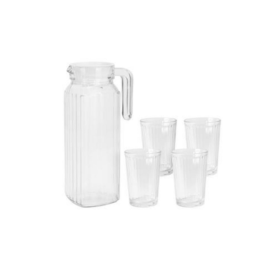 Excellent Houseware Kannu ja klaaside komplekt ye9000500 200ml 1,1 L (5 Tükid)
