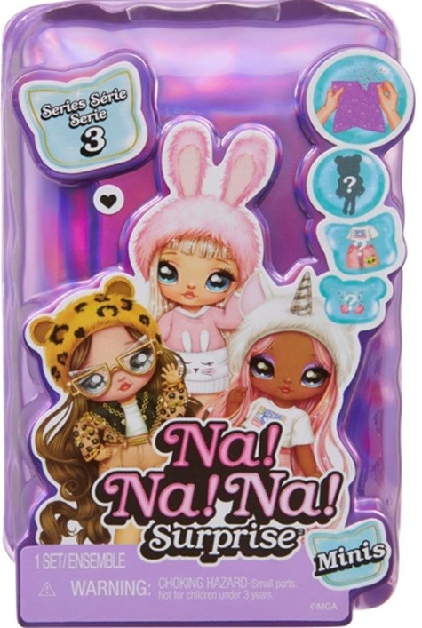 Mga mängunukk Doll Na! Na! Na! Surprise Minis S3 Display 12 pcs
