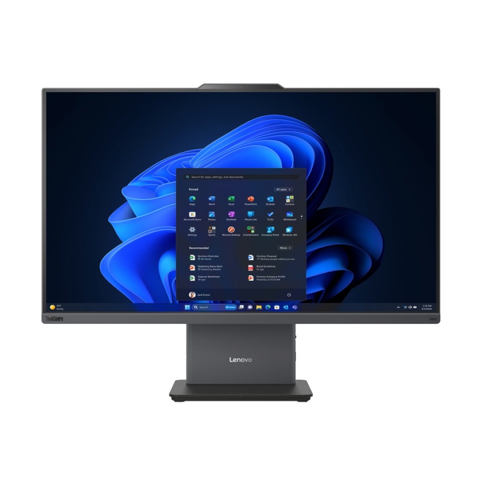 Lenovo lauaarvuti ThinkCentre neo 50a Intel® Core™ i3 i3-1315U 68.6 cm (27") 1920 x 1080 pixels All-in-One PC 8 GB DDR5-SDRAM 512 GB SSD Wi-Fi 6 (802.11ax) hall