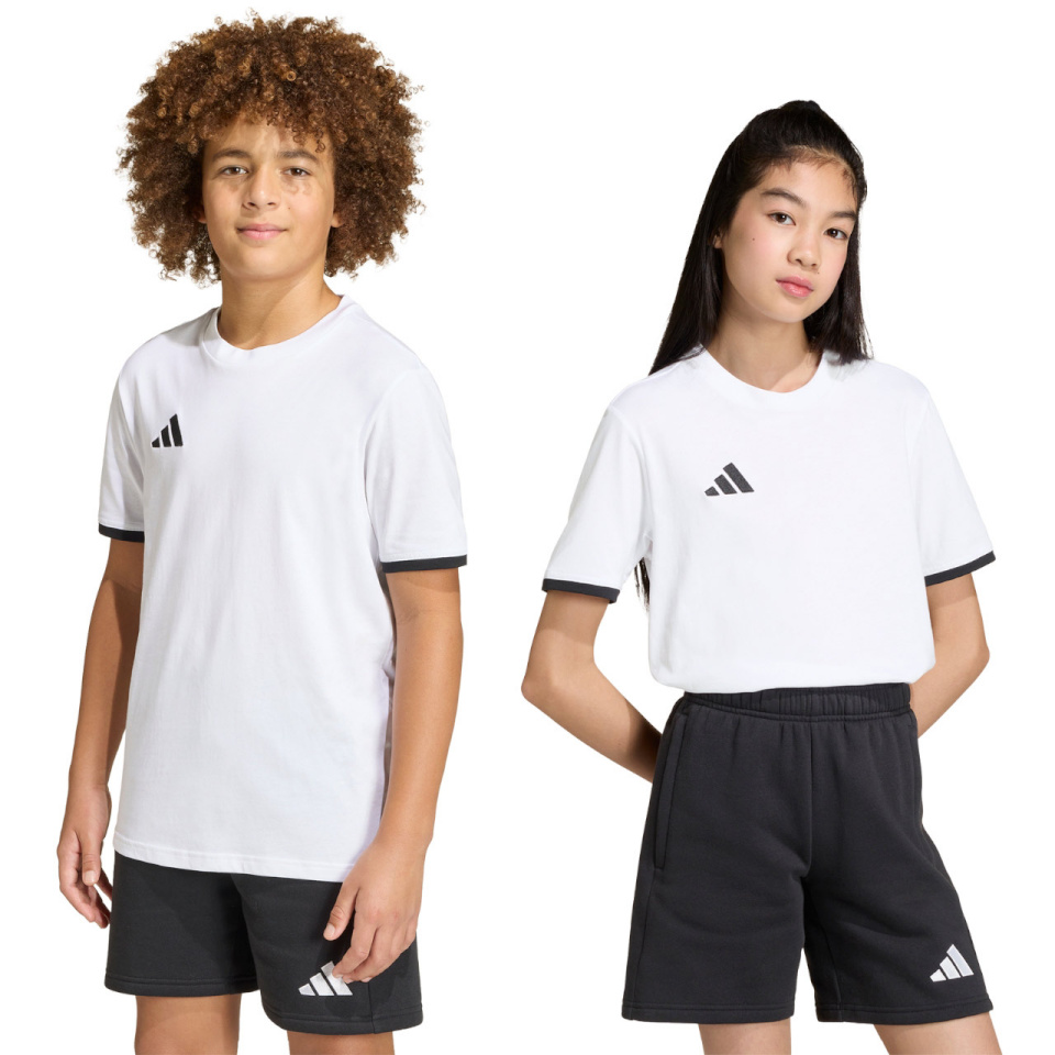 Adidas Teamwear T-särk lastele Entrada 26 Tee valge JZ6670 suurus 116cm