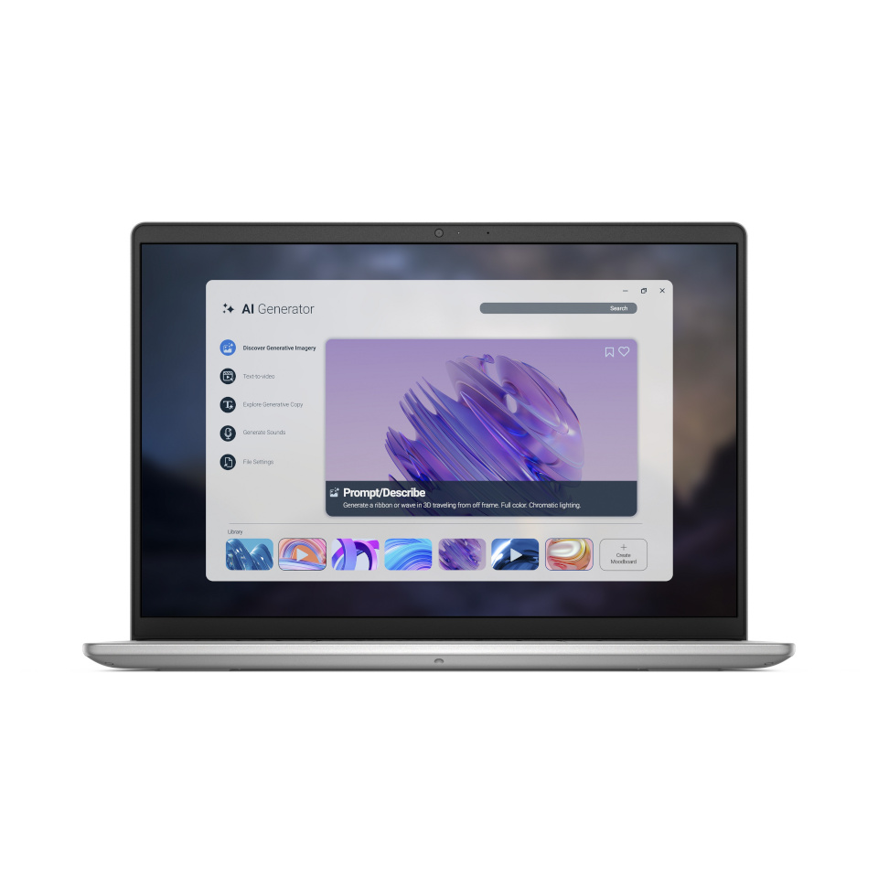 Dell Pro 14 Essential PV14255/ AMD Ryzen AI 7 350/ 16GB/ 1TB SSD/ 14.0" FHD+/ WLAN + BT/ US Kb/ W11 Pro/ Platinum hõbedane (Metal)/ 3yrs Prosupport