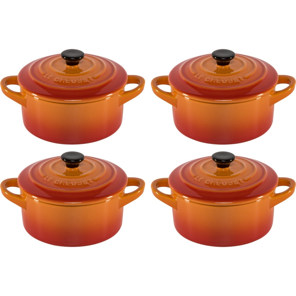 Le Creuset komplekt 4x1 Mini Roaster Set with Lid, 10x5cm, punane