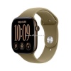Apple Watch Series 12 GPS 42mm Dark Bronze Aluminium Case with Olive Sport Band - M/L