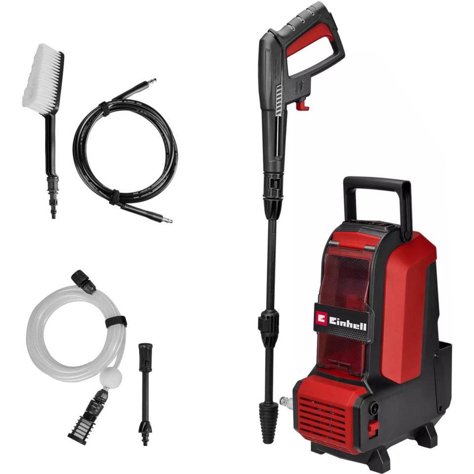 Einhell survepesur HYPRESSO 36/105 Cordless Pressure Washer, punane/must
