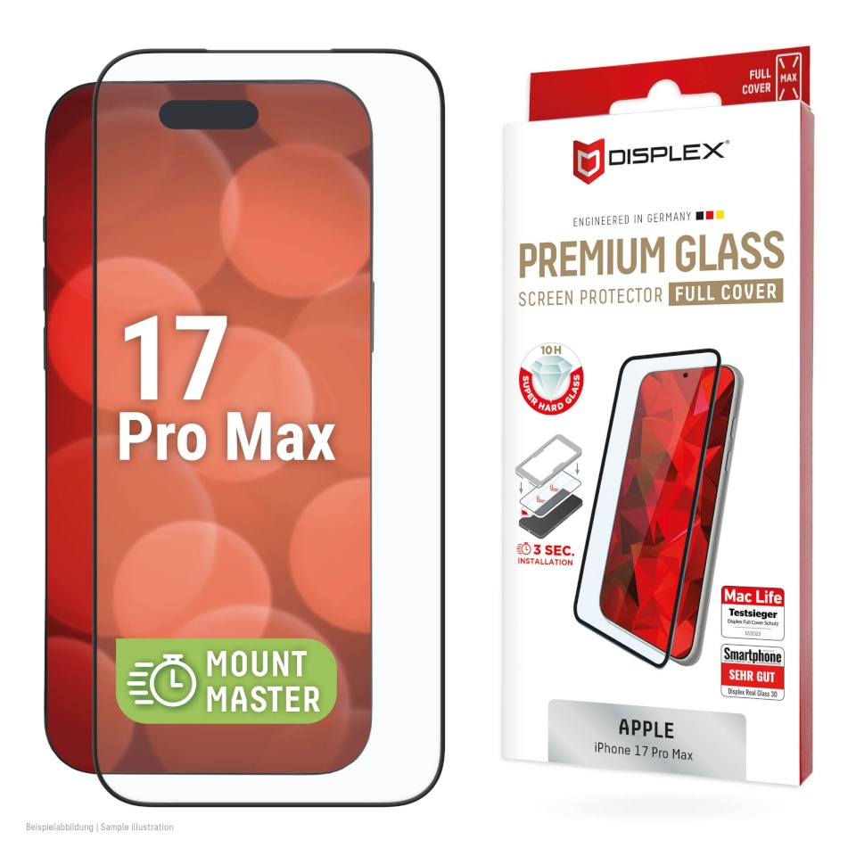 Displex kaitseklaas Apple iPhone 17 Pro Max Premium Screen Glass MM By Transparent