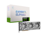 MSI videokaart GeForce RTX 4070 GAMING X SLIM valge 12G