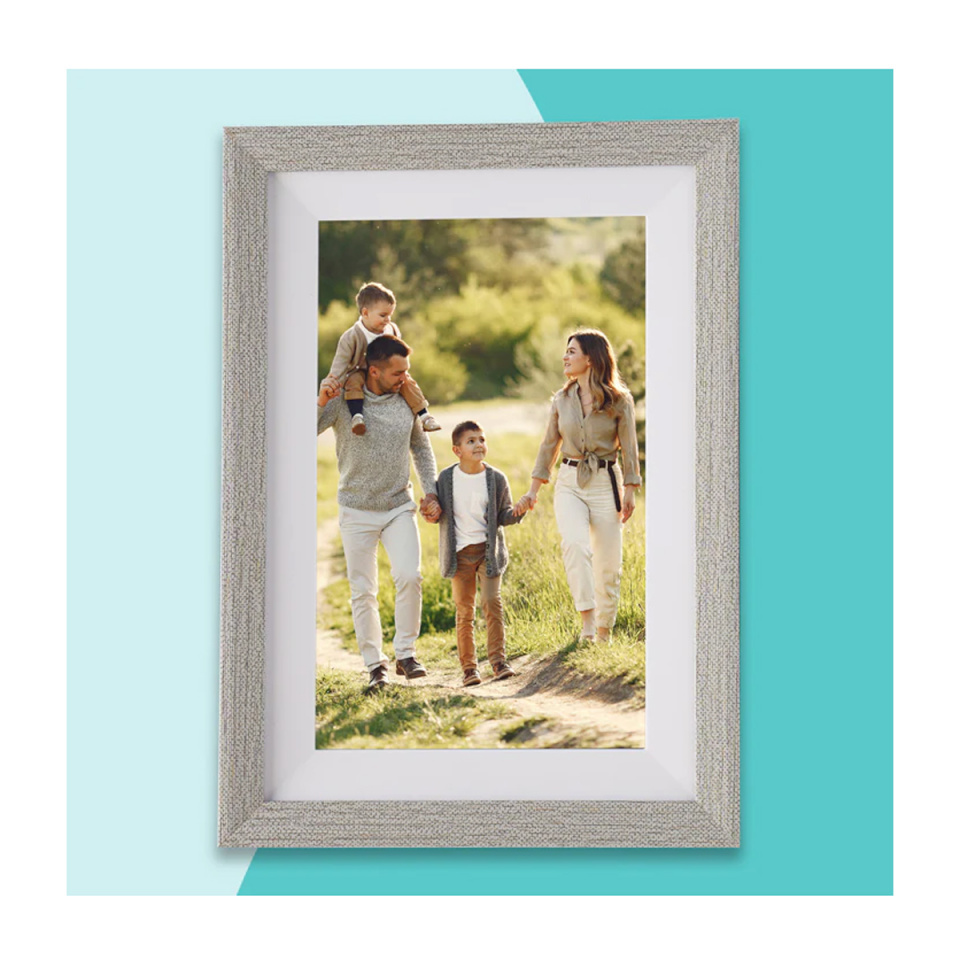 Pora digitaalne pildiraam Pora 10" WF-105T-SL valge/hõbedane