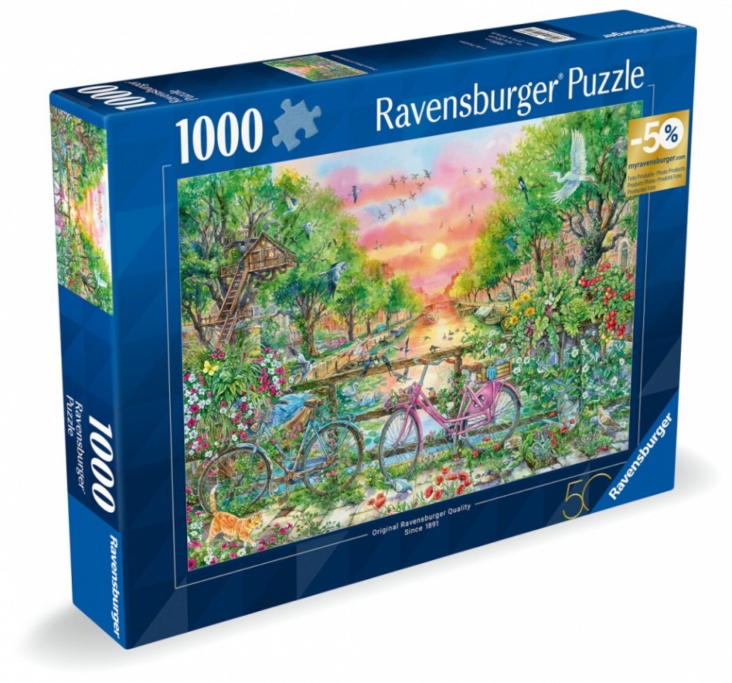 Ravensburger pusle 1000-osaline Amsterdam