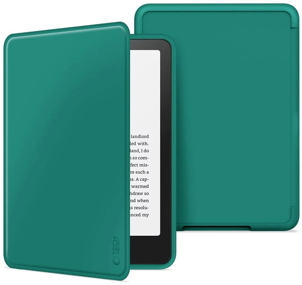 Tech-Protect kaitsekest Kindle Paperwhite/Colorsoft/Signature Edition 2024, jade green