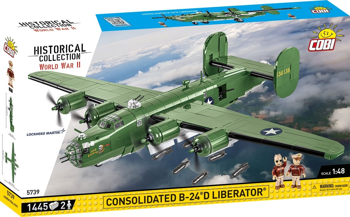 Cobi klotsid Blocks Consolidated B-24D Liberator 1445 blocks