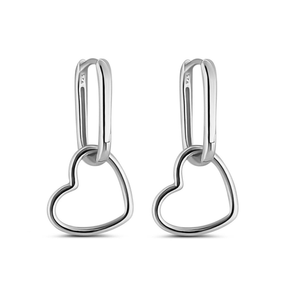 New Bling naiste kõrvarõngad 9NB-1243 Hõbedane