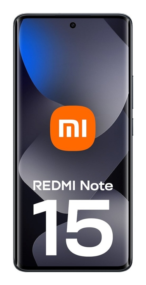 Xiaomi mobiiltelefon Redmi Note 15 must - 17.2cm (6.77") 8GB 128GB 6000mAh must