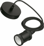 Philips ripplaelamp Modern Cord valgusti riputusjuhe, must, E27
