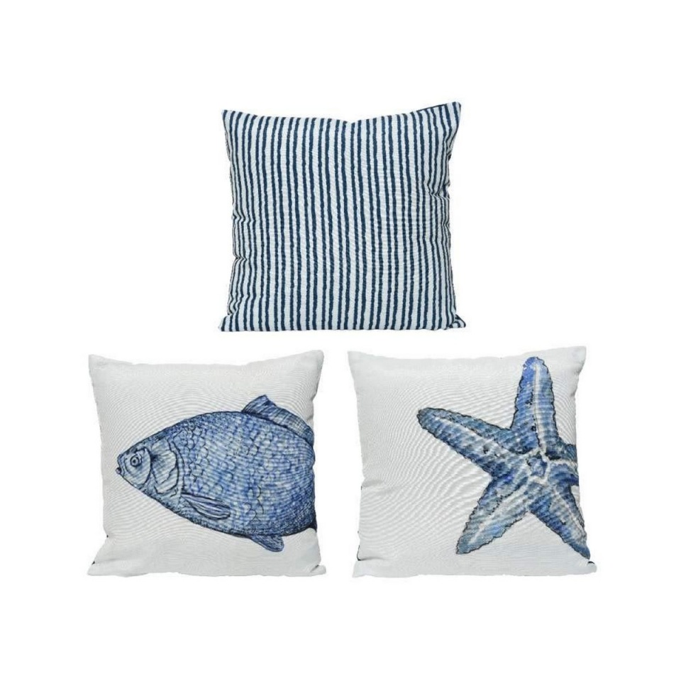 BGB Home padi sinine valge Polüester (40x40cm)