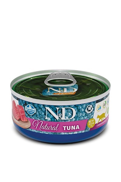 Farmina kassitoit N&D Cat Natural Tuna, 140g