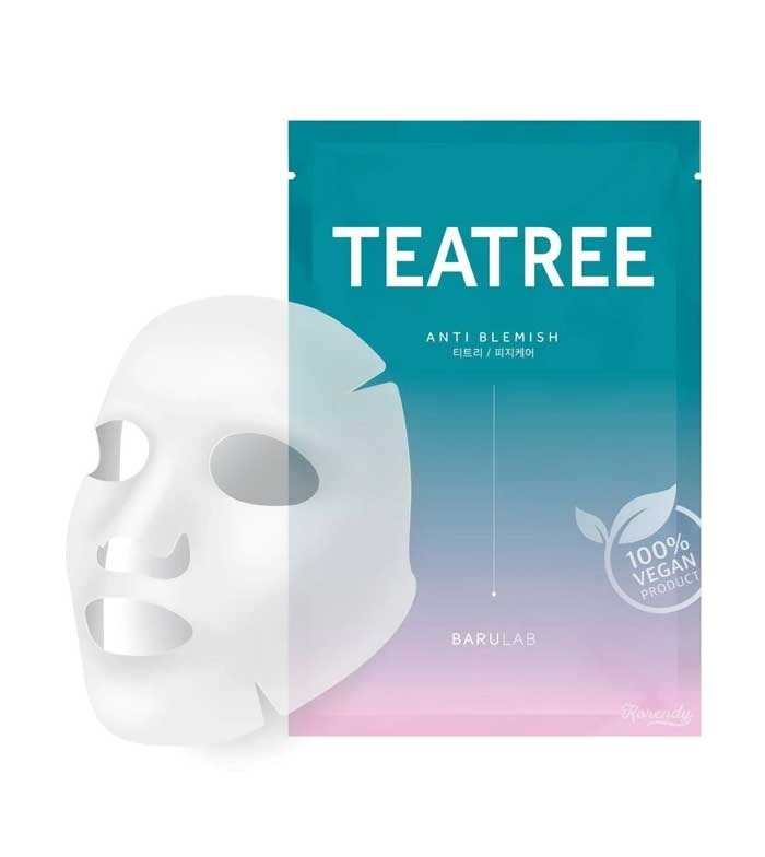 Barulab näomask Tea Tree Anti-Blemish Face Mask 23g, unisex