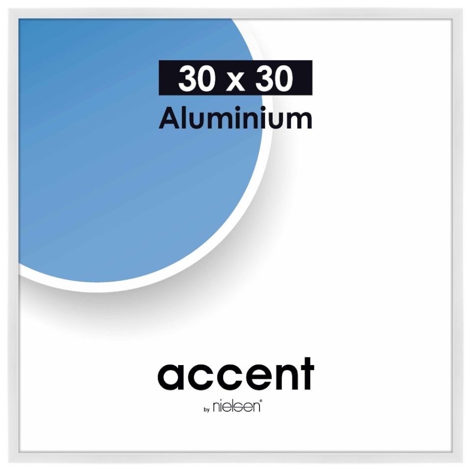 Nielsen Design pildiraam 54139 Accent Glossy valge 30x30 cm