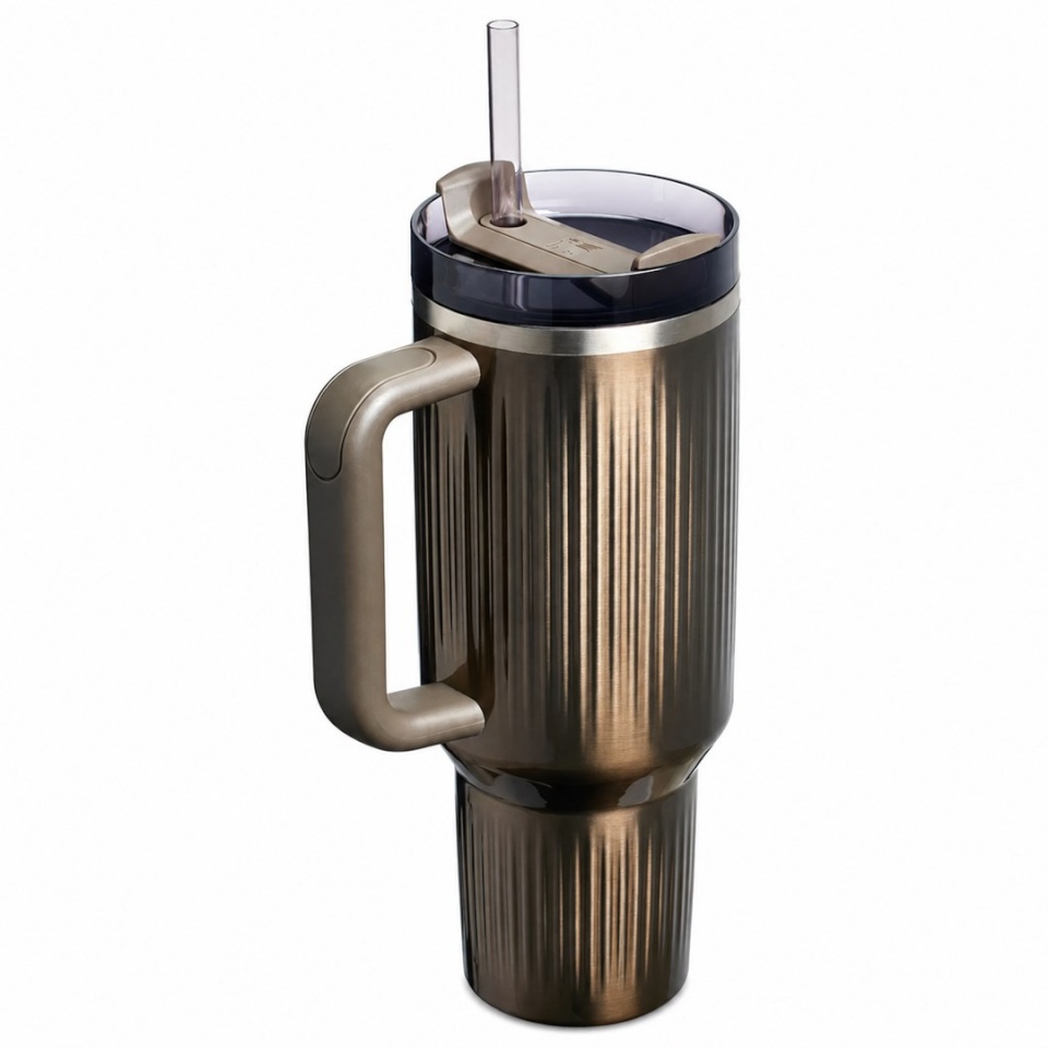 STANLEY termospudel thermal cup Quencher H2.O Fluted 1.18L GunMetal Shine