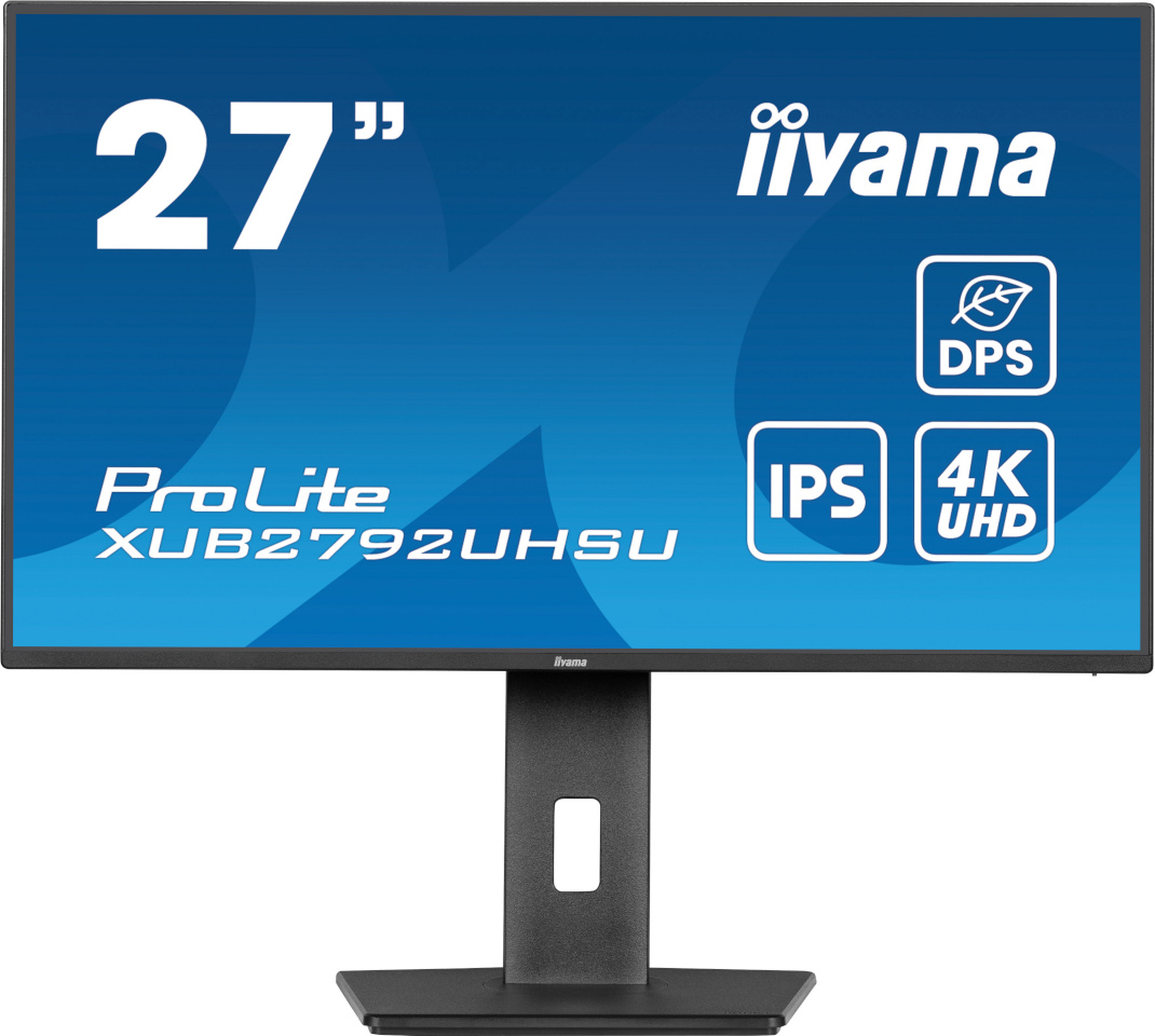iiyama monitor 68.5cm (27") XUB2792UHSU-B6 16:9 4K HDMI+DP+USB IPS