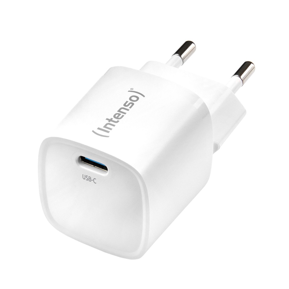 Intenso laadija Power Adapter W30C² GaN valge 1x USB-C 30W