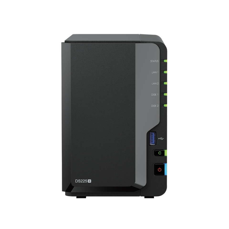 Synology DiskStation | DS225+ | Intel Celeron | J4125 | 2 GB | DDR4 | must