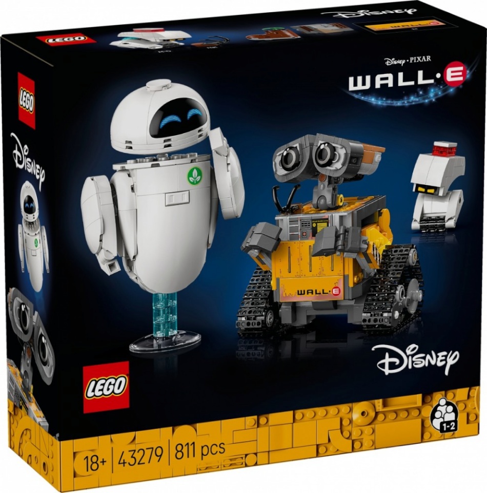 LEGO klotsid 43279 Disney Pixar WALL-E und EVE
