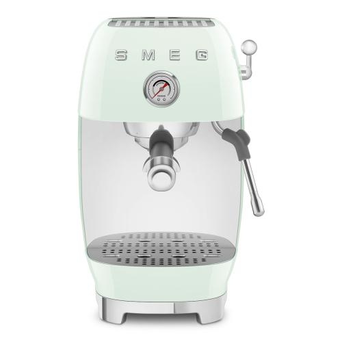 SMEG espressomasin ECF03PGEU 50`ndate stiil, pastellroheline
