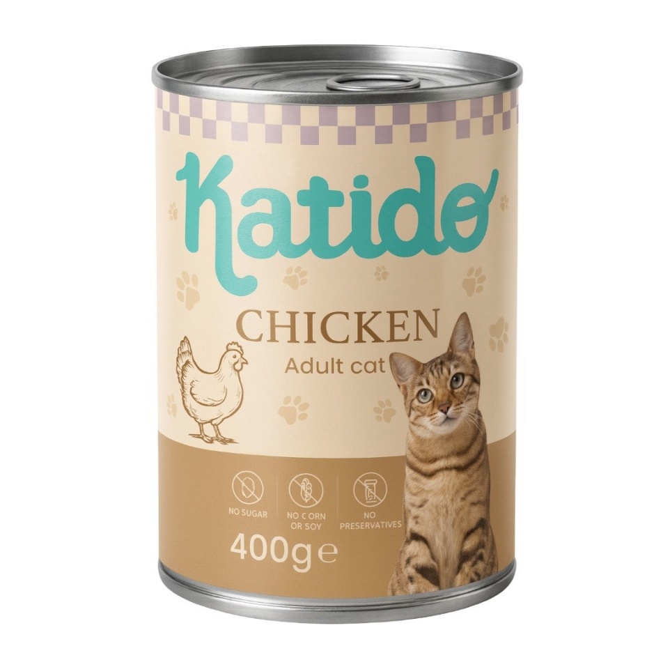 Katido kassitoit Chicken, 400g