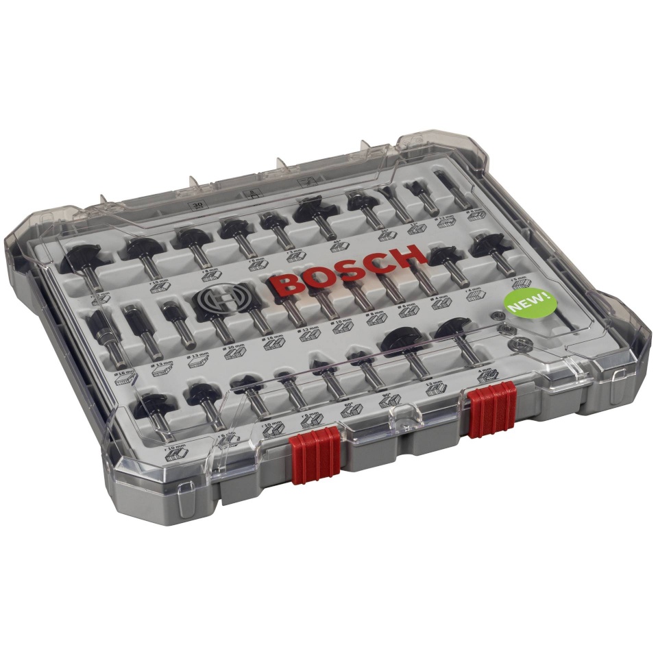 Bosch freesterade komplekt Mixed 30-osaline