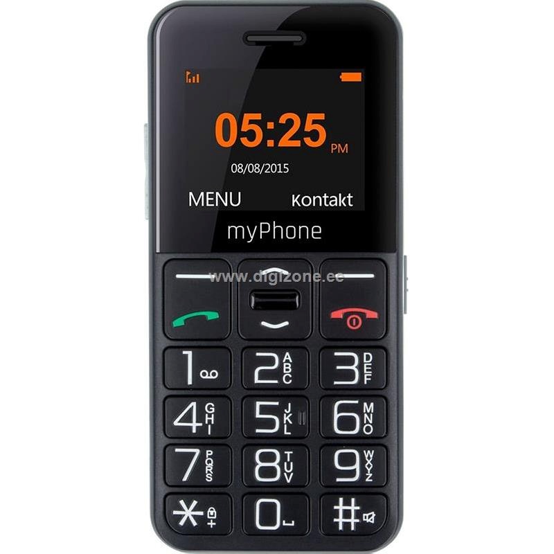 Myphone nuputelefon Halo Easy, must