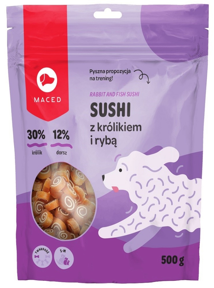 Maced maius koerale Sushi Rabbit with Fish, 500g