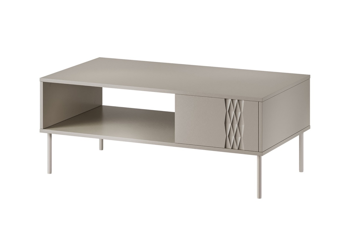 Cama Meble diivanilaud TRESSE bench/table 110x60x40 cashmere matt