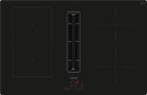 Siemens induktsioonpliidiplaat ED811BS16E iQ300 Induction Hob with Extractor Hood, 80cm, must