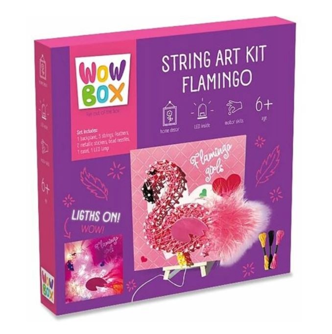 TM Toys Creative set WOW BOX String Art Flaming