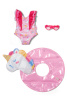 ZAPF nukuriided BABY Born Schwimm-Set Einhorn 43cm