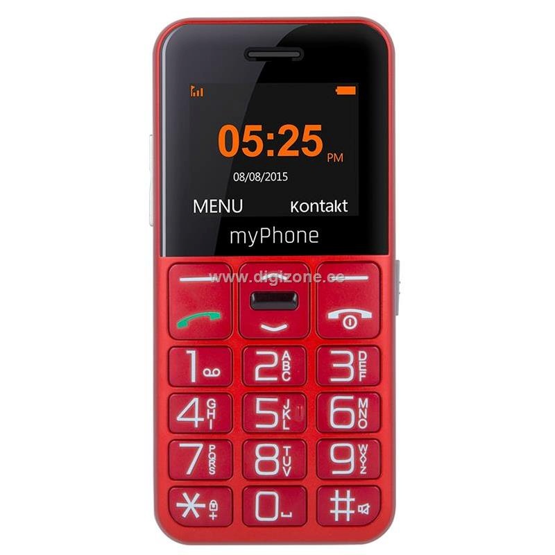 Myphone nuputelefon Halo Easy, punane
