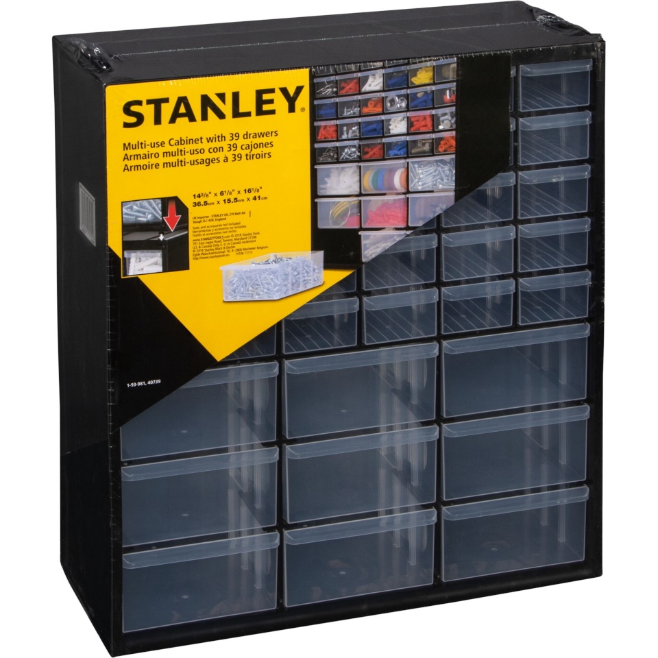 Stanley Kleinteilemagazin + 39 Schubfächern