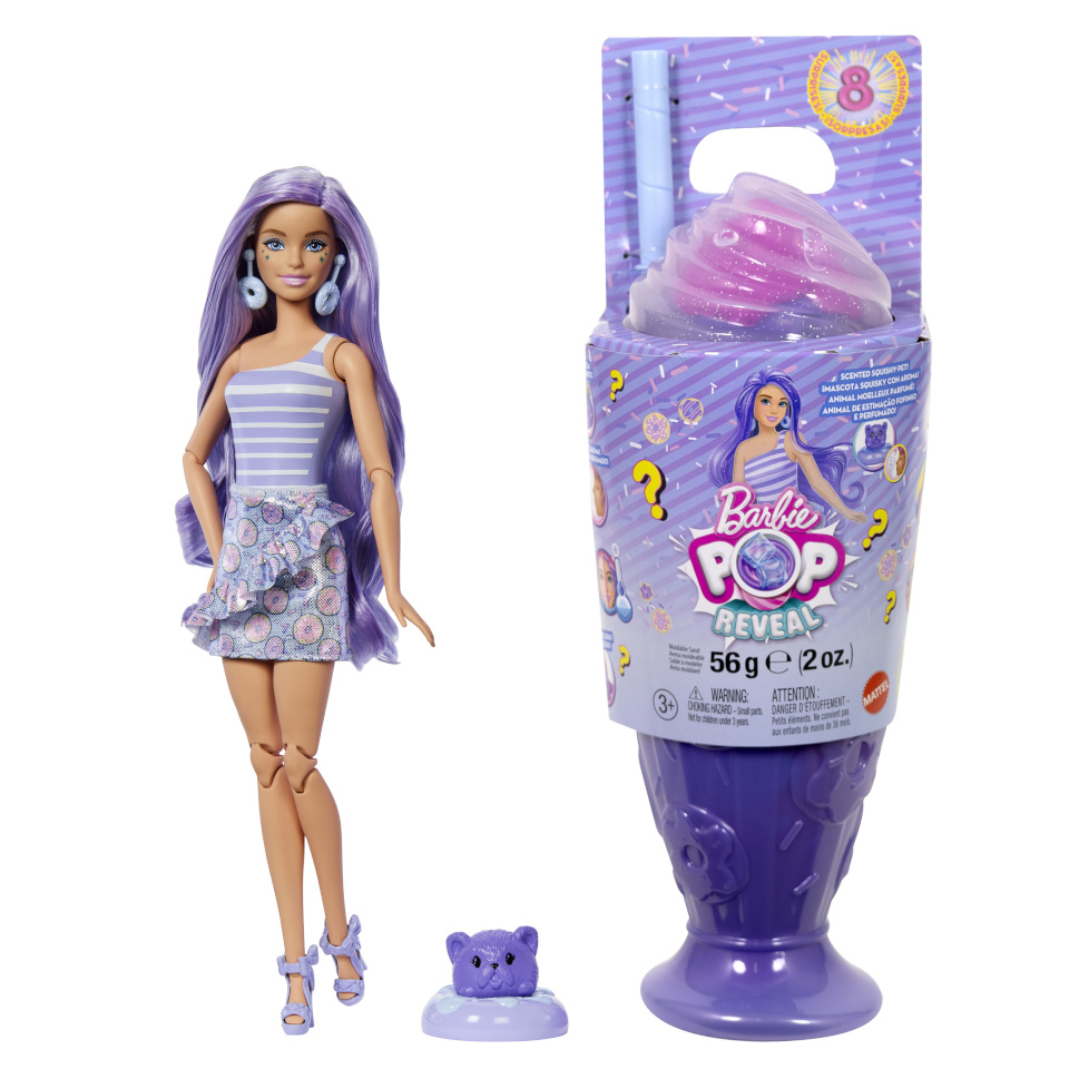 Mattel Barbie Pop! Reveal Barbie Treats Serie - Lila Puppe