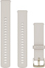 Garmin pulsikella rihmade komplekt Venu 3S 18mm, ivory/gold