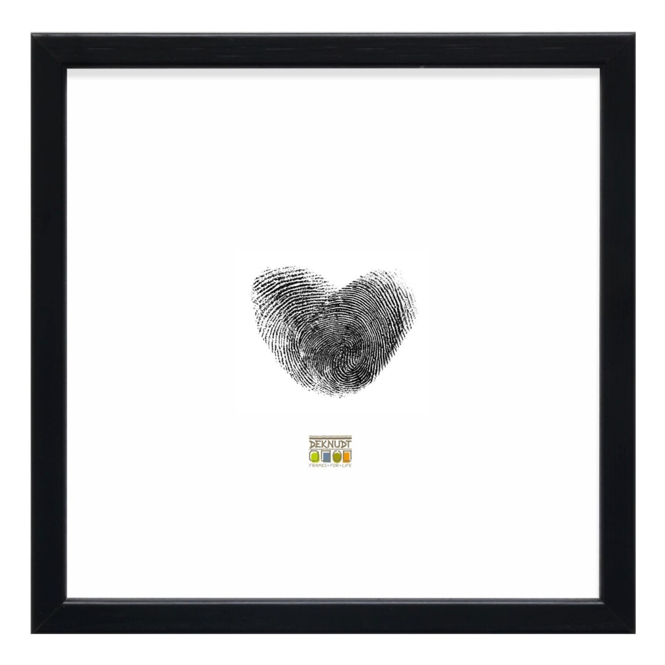 Deknudt pildiraam S41JL1 30x30 Holz must, schmale Leiste