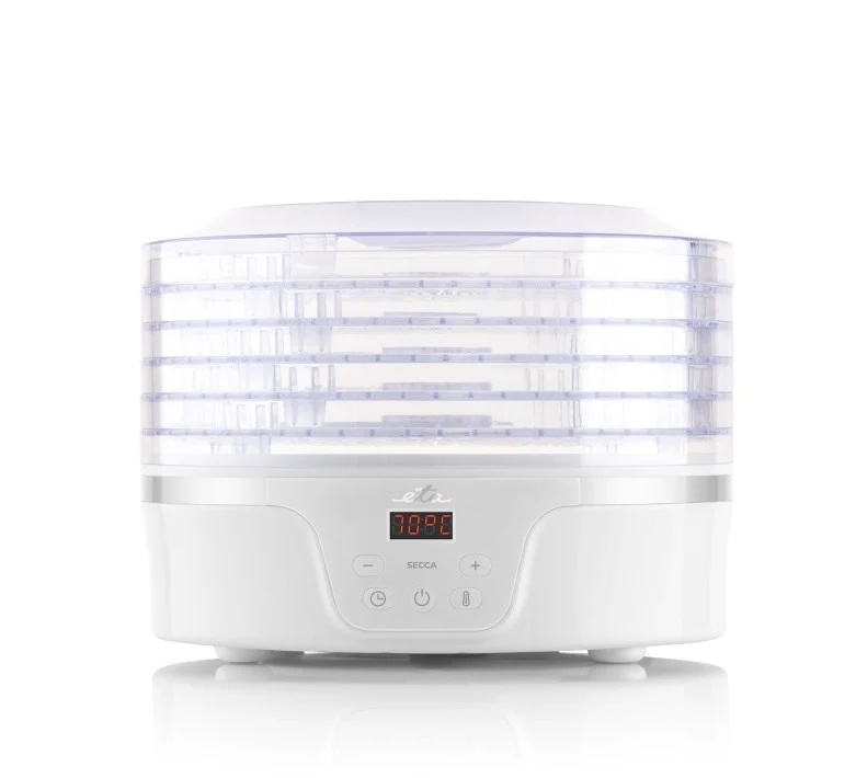 ETA toidukuivataja Fruit Dryer | ETA730190000 Secca | Power 380 W | Number of trays 5 | Integrated timer | valge
