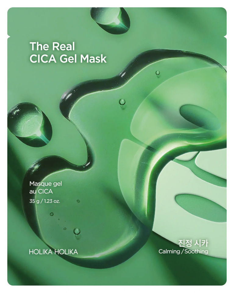 Holika Holika näomask The Real CICA Gel Mask 35g, unisex