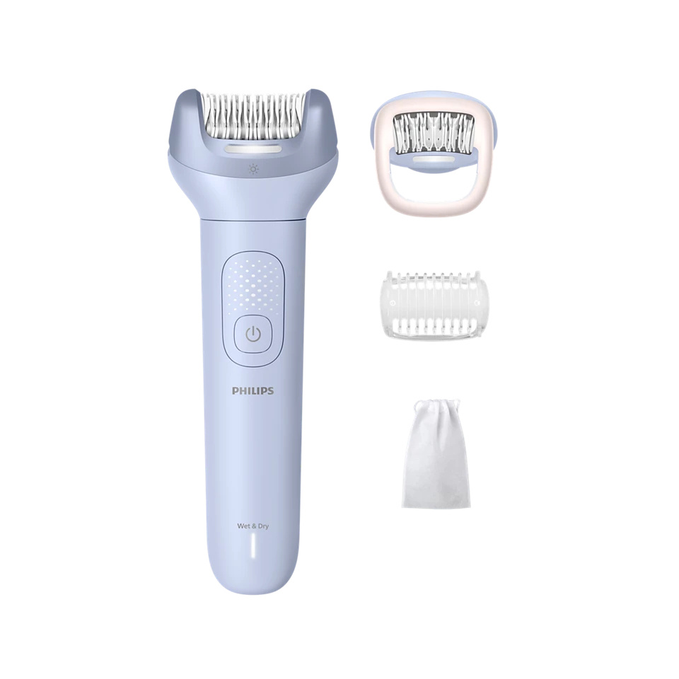 Philips epilaator BRE708/00 Series 8000 Wet & Dry Epilator, sinine