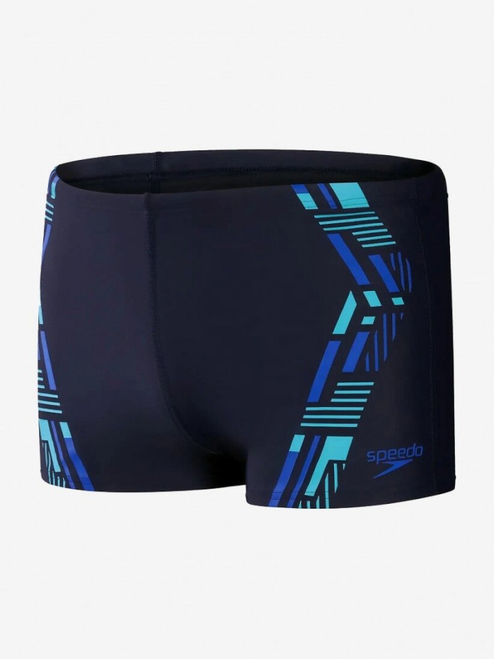 Speedo ujumispüksid Tech Print Aquashort M tumesinine - suurus S