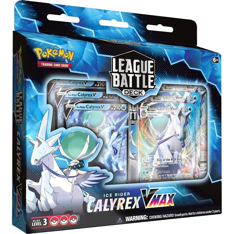 Pokemon Tcg mängukaardid TCG Ice Rider Calyrex Vmax League Battle Deck