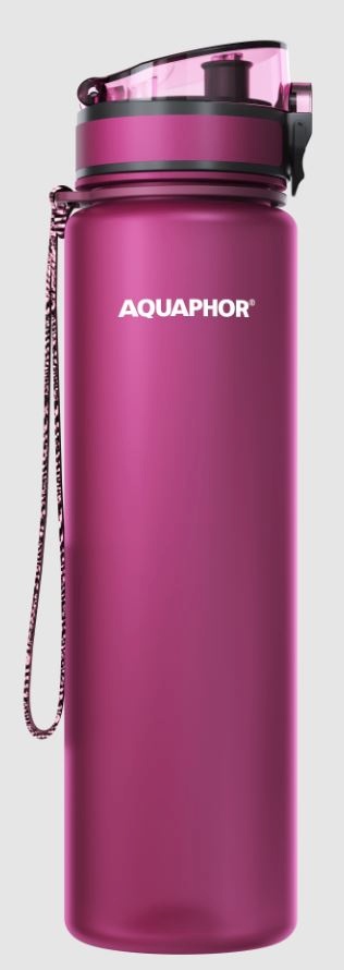 Aquaphor Filtripudel 0.8 l City rubiin